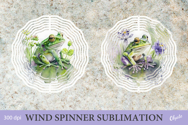 frog-wind-spinner-png-frog-sublimation-wind-spinner