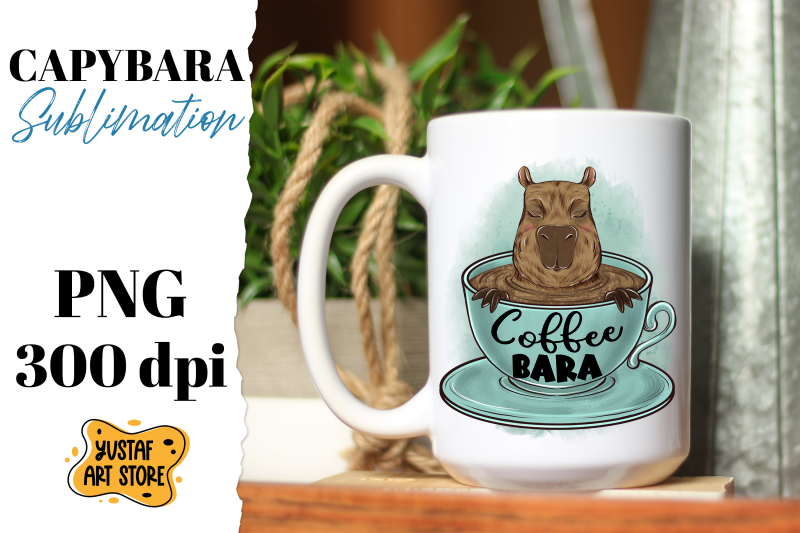 cute-capybara-sublimation-design-coffeebara-coffee-design