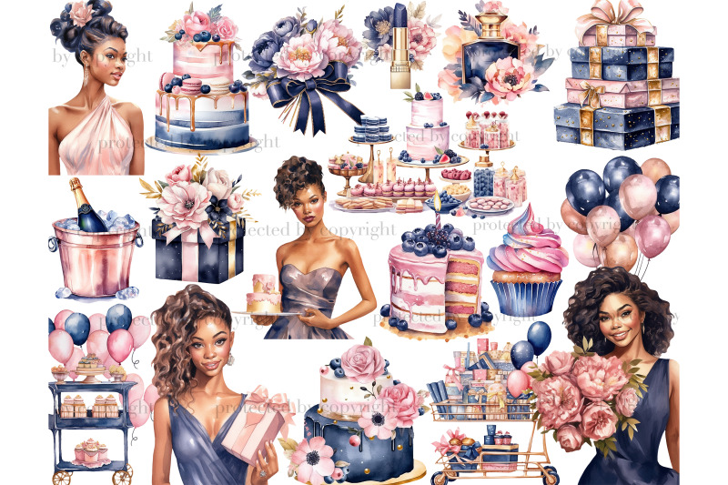 happy-birthday-clipart-set-celebration-girl-png