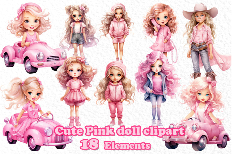 pink-doll-clipart-pinkcore-clipart-pink-fashion-doll-graphic