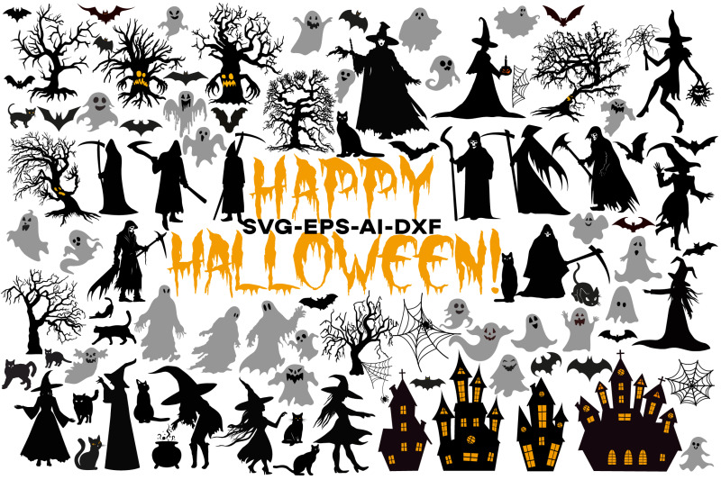 halloween-svg-silhouette-bundle