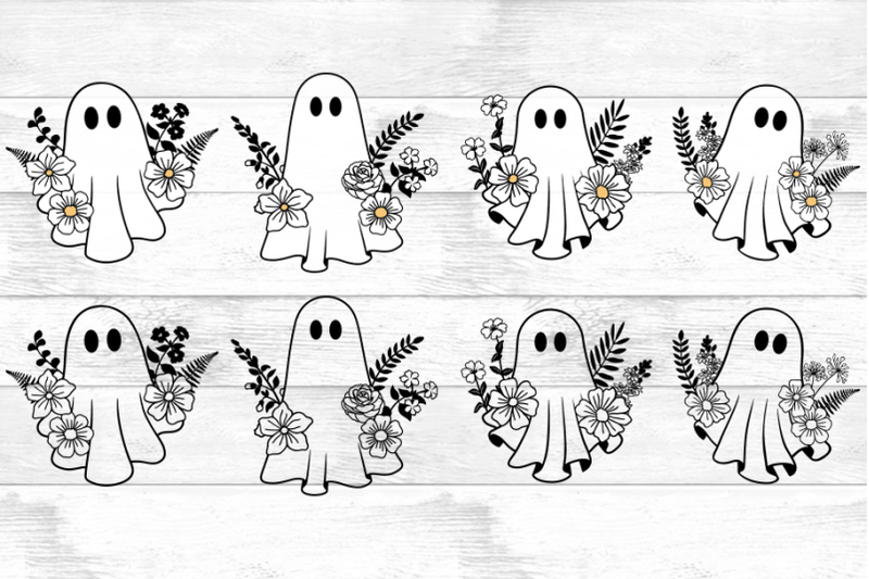 floral-ghost-bundle-svg-file-ghost-with-flowers-halloween-silhouette