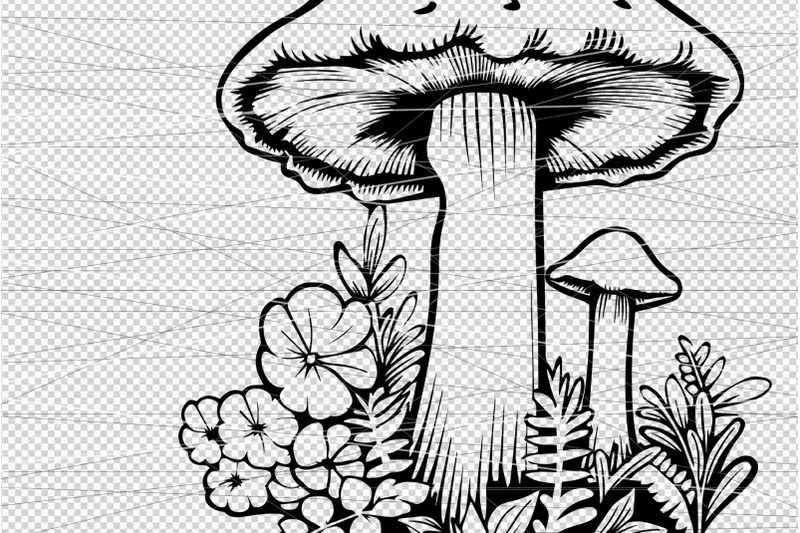 mushrooms-svg-clipart