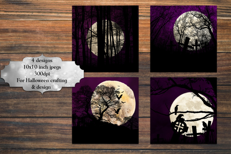 forest-amp-moon-halloween-backgrounds