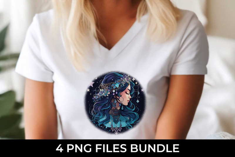 celestial-boho-magic-star-gazer-t-shirt-png-bundle