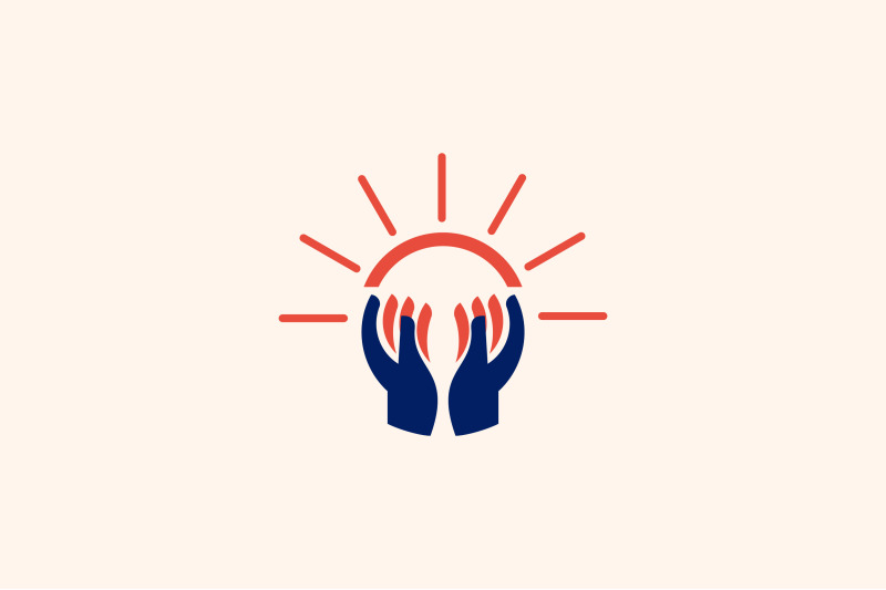 sun-and-hands-vector-template-logo-design