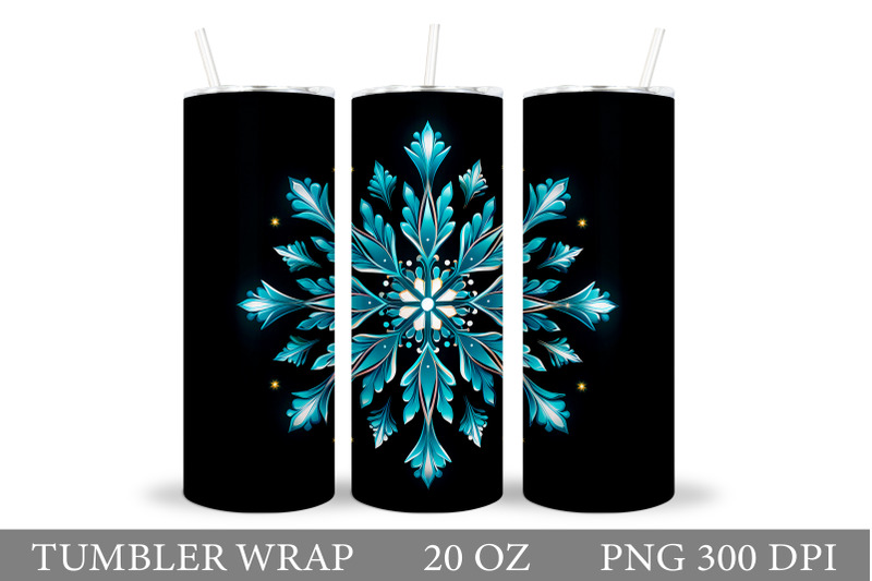 snowflake-tumbler-sublimation-snowflake-tumbler-wrap-design