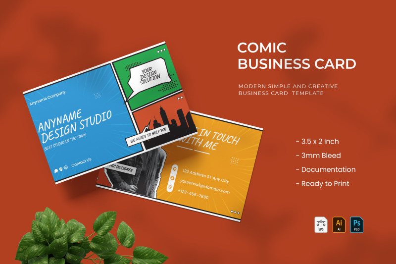 comic-business-card