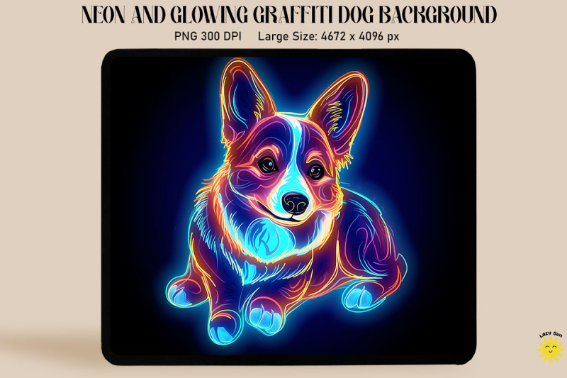 neon-graffiti-of-chihuahua-dog