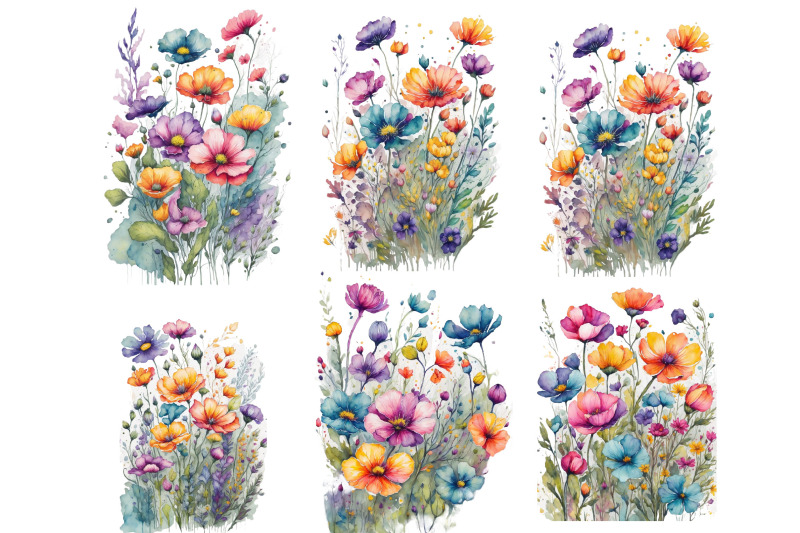 watercolor-meadow-floral-clipart