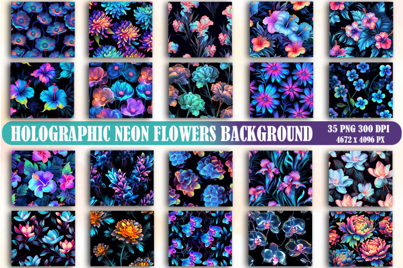 holographic-neon-flowers-bundle-20-designs-230918