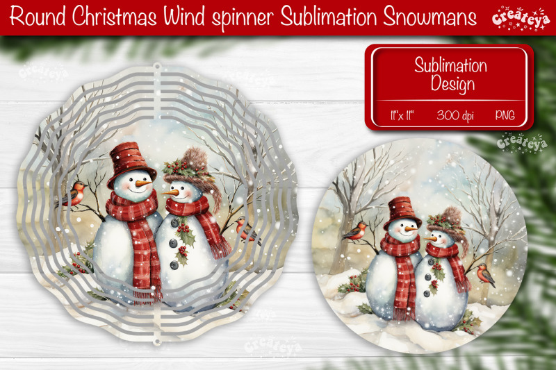 christmas-wind-spinner-sublimation-christmas-decor-png-snowman