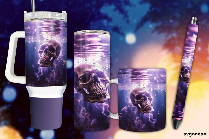 halloween-skull-wrap-bundle-tumbler-mug-pen