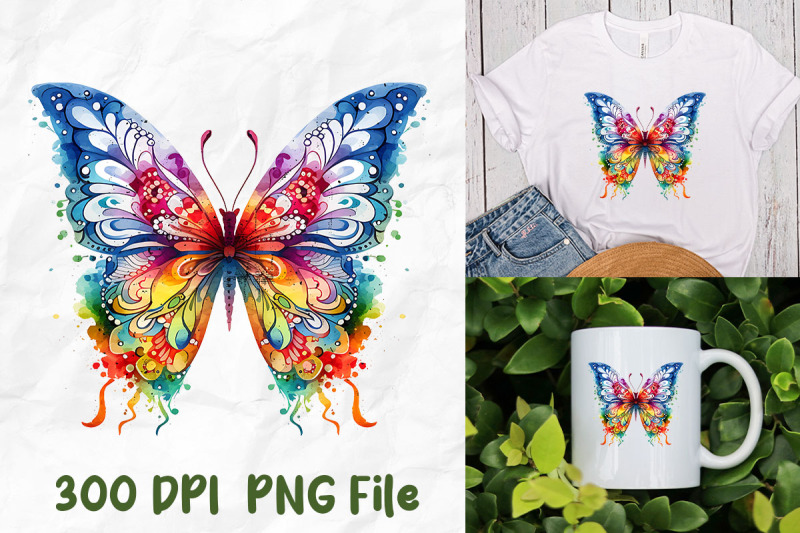 hippie-tie-dye-butterfly-pattern