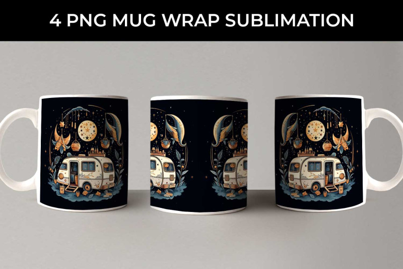 celestial-wanderlust-boho-mug-wrap-sublimation-design-bundle
