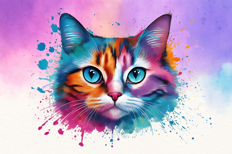 watercolor-cat-illustration-bundle