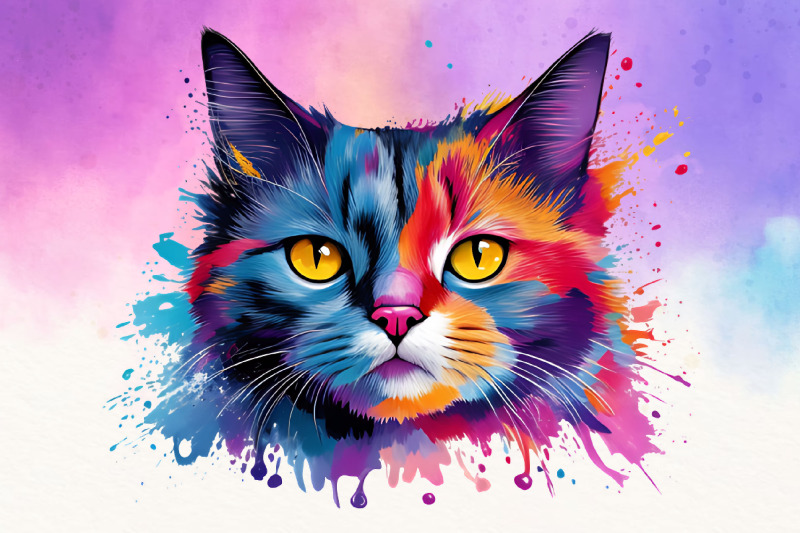 watercolor-cat-illustration-bundle