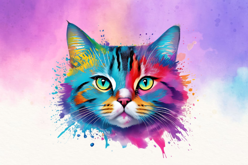 watercolor-cat-illustration-bundle