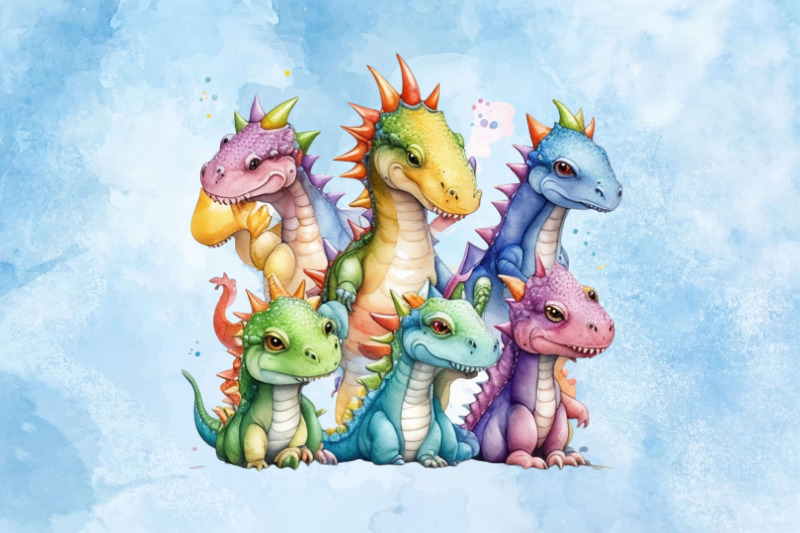 watercolor-dinosaur-clipart-cute-animal