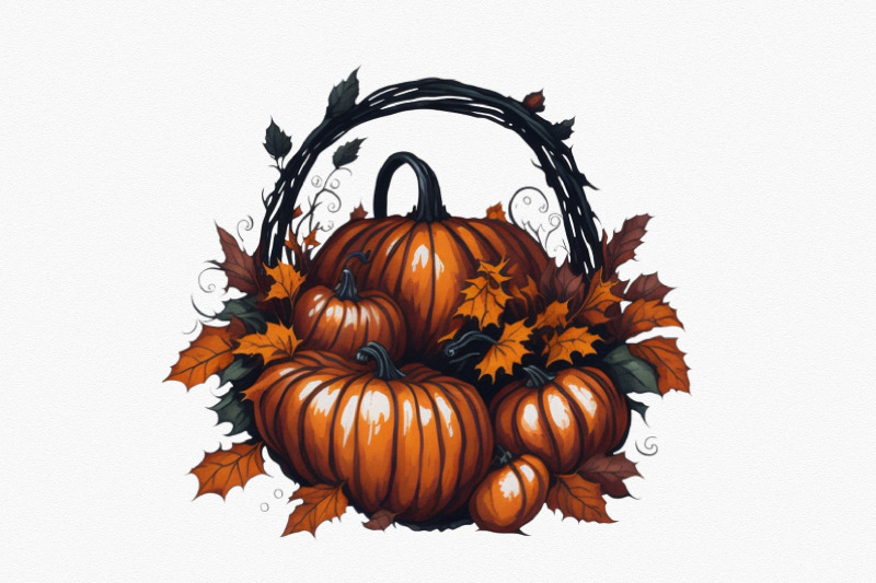 pumpkin-watercolor-clipart-bundle