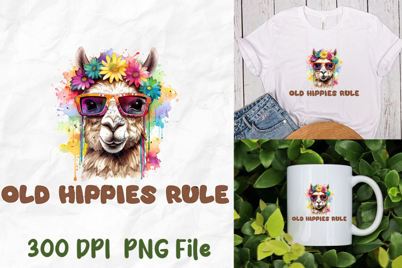 old-hippies-rule-hippie-llama