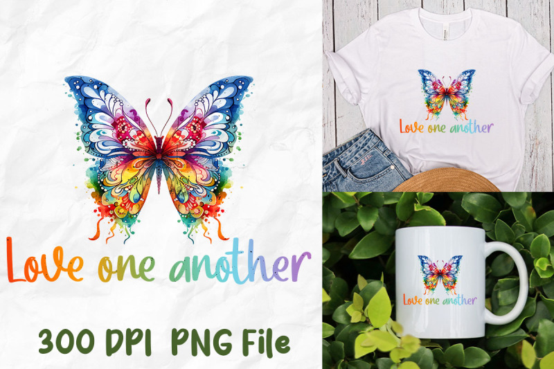 love-one-another-hippie-tiedye-butterfly