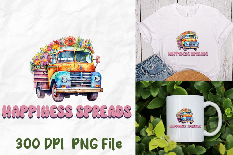 happiness-spreads-hippie-vintage-truck