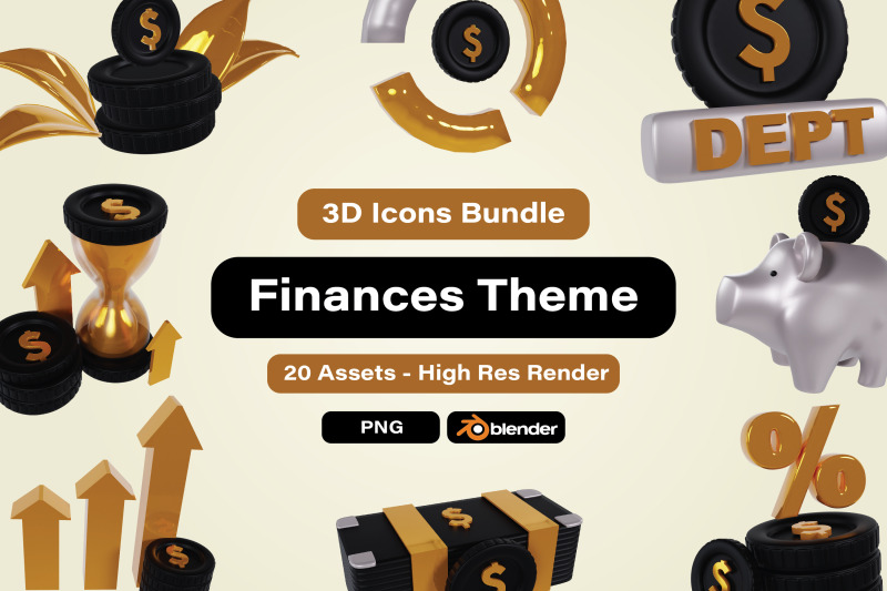 3d-elements-finance-icon-3d-object-finance-theme-3d-icons-for-busine