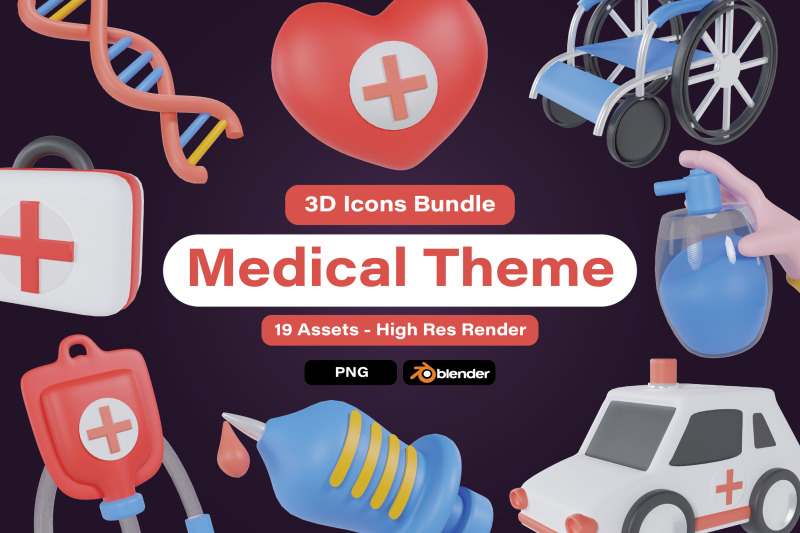 3d-elements-healthcare-icon-3d-medical-icons
