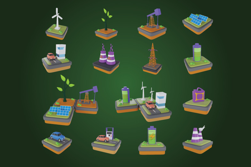 3d-elements-eco-energy-icon-3d-eco-icons