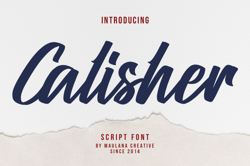 calisher-script-font
