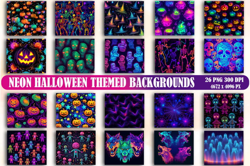 neon-halloween-themed-backgrounds-bundle