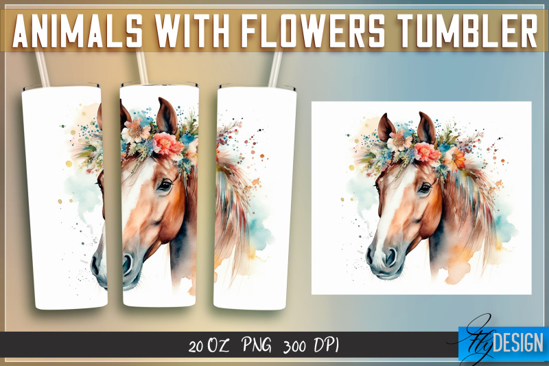 animals-with-flowers-tumblers-wrap-20-oz-v-1