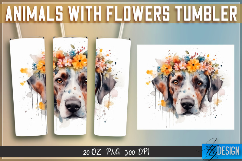 animals-with-flowers-tumblers-wrap-20-oz-v-1