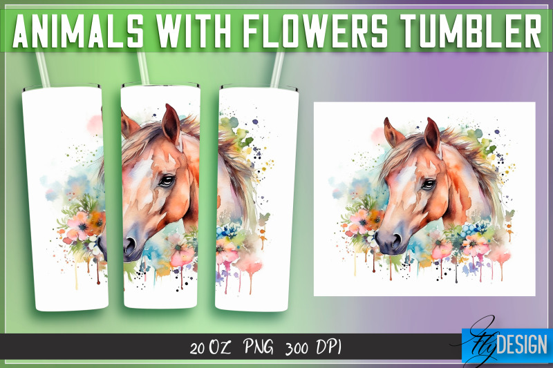 animals-with-flowers-tumblers-wrap-20-oz-v-2