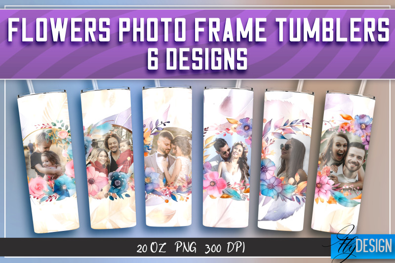 flowers-photo-frame-tumblers-photo-frame-wrap-20-oz-v-2