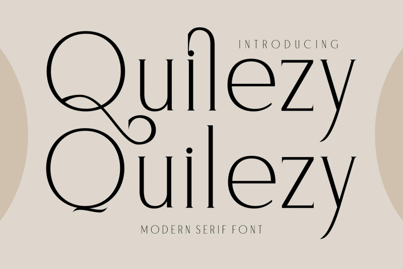 quilezy-typeface