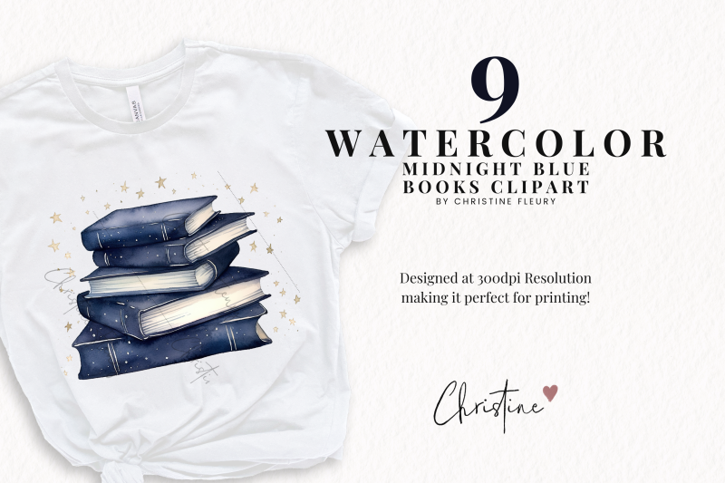 watercolor-midnight-blue-books-clipart