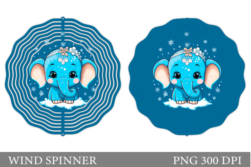 winter-elephant-wind-spinner-cute-elephant-spinner-design