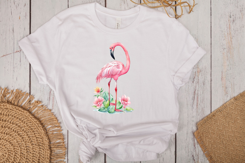 baby-pink-flamingo-watercolor-clipart