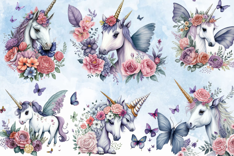 cute-unicorn-watercolor-clipart