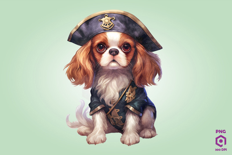 spaniel-pirate-dog-clipart