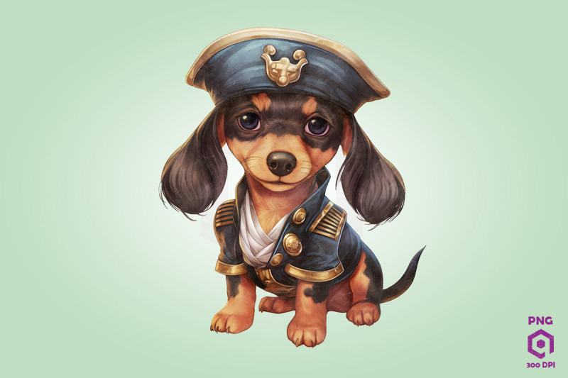 dachshund-pirate-dog-clipart