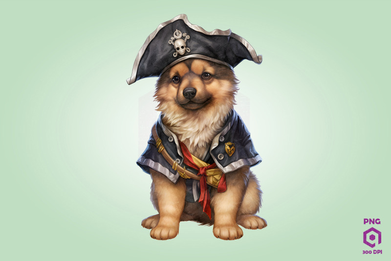 german-shepherd-pirate-dog-clipart