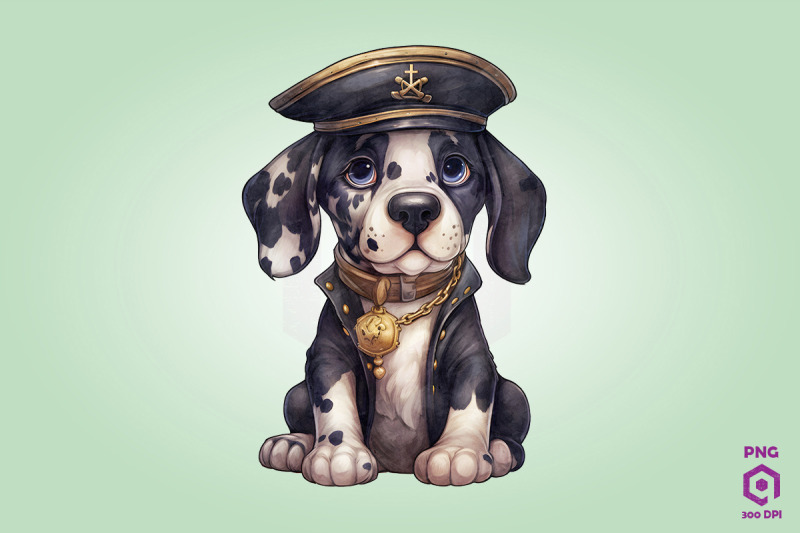 great-dane-pirate-dog-clipart