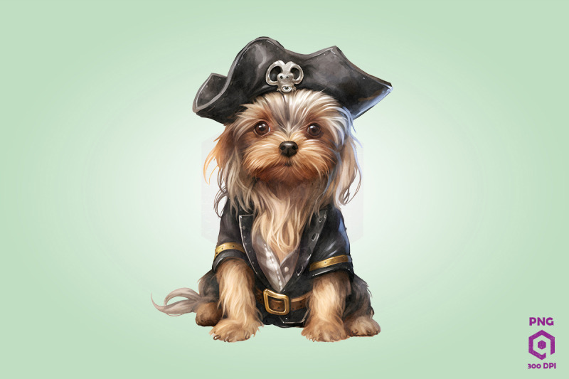 yorkshire-terrier-pirate-dog-clipart