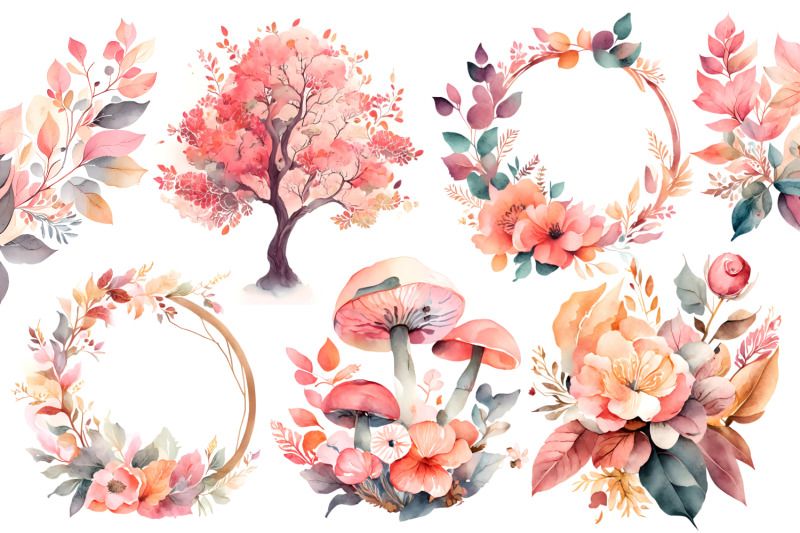 boho-floral-fall-sublimation-bundle
