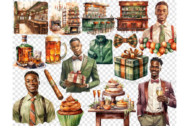 black-mans-birthday-clipart-gift-box-illustration