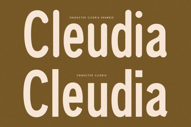 cleudia-typeface