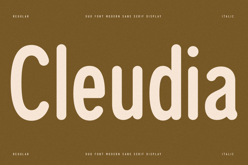 cleudia-typeface